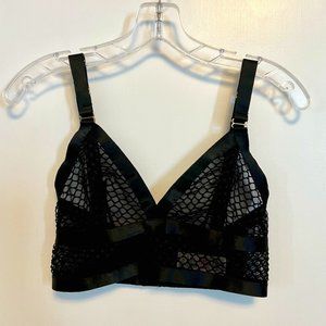 Topshop Fishnet Bralette
